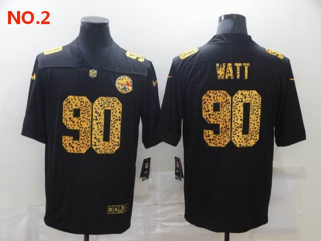 Men's Pittsburgh Steelers #90 T.J. Watt Jersey NO.2;